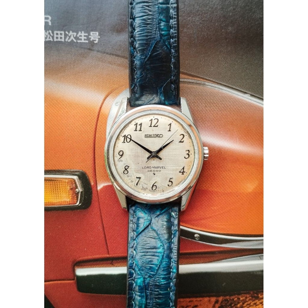 rare vintage seiko lord marvel 36.000 numeric dial