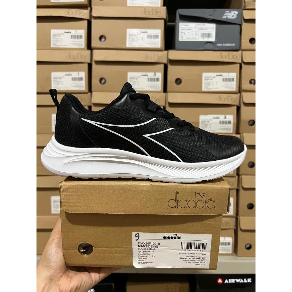 Diadora Manside Black Men Shoes Original