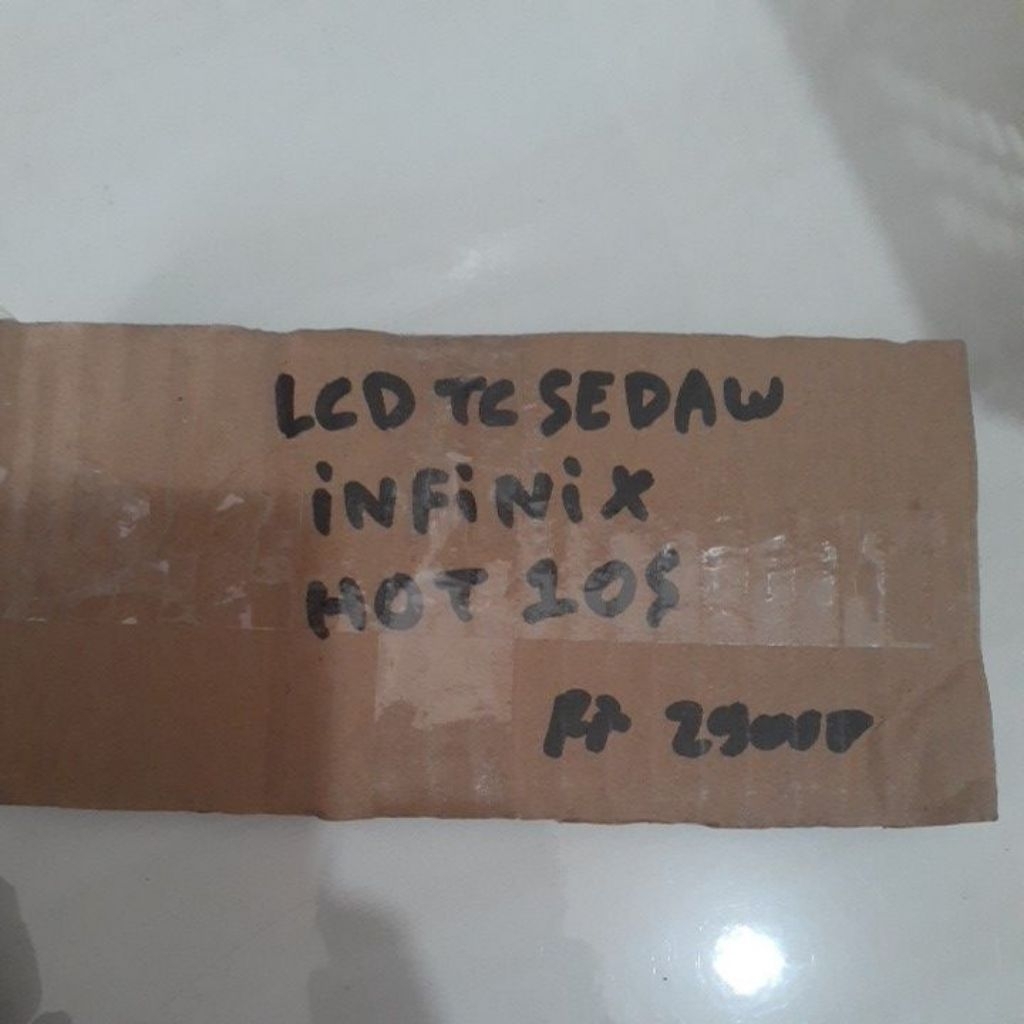 Lcd Tc minus lcd Sedaw Hp Infinix Hot 10S Ori cabutan normal