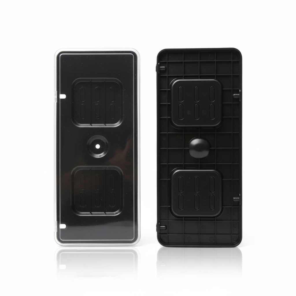 Tempat Cover Plat Nomor Motor Mika kaca bening clear Akrilik Universal sepasang