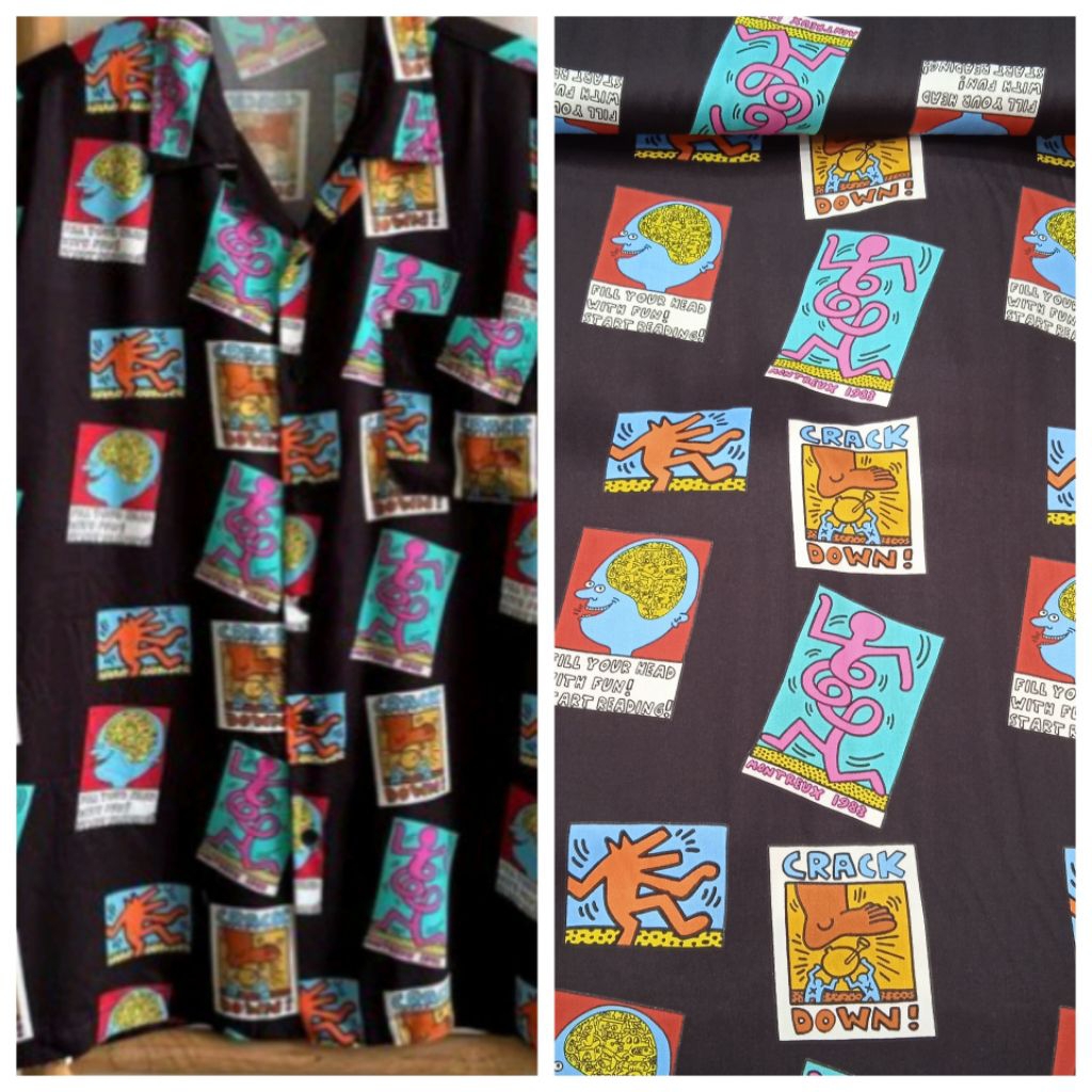 KAIN KATUN RAYON TWILL PREMIUM IMPORT MOTIF KARAKTER