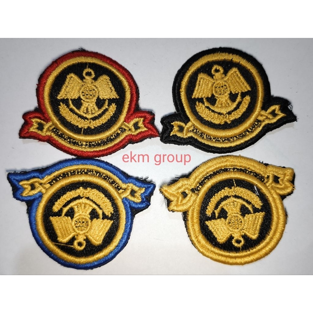 pin wing dishub/ jengkolan dishub bordir timbul untuk atribut dishub