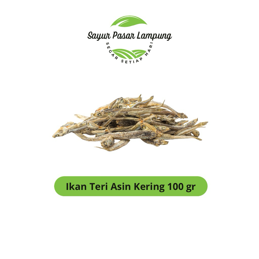 Ikan Teri Tawar Kering 100gr - Sayur Pasar Lampung