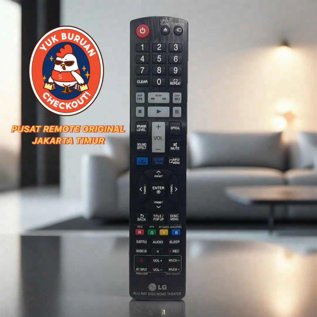 REMOTE REMOT DVD BLU RAY HOME THEATER 3D SOUND LG AKB73775602 ORIGINAL
