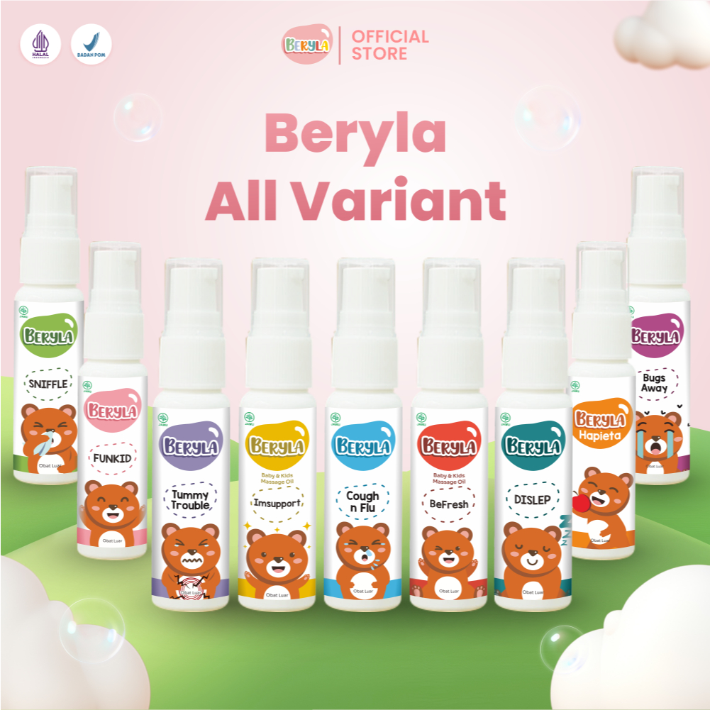 BERYLA Baby Minyak Telon Bayi Soothing Massage Oil
