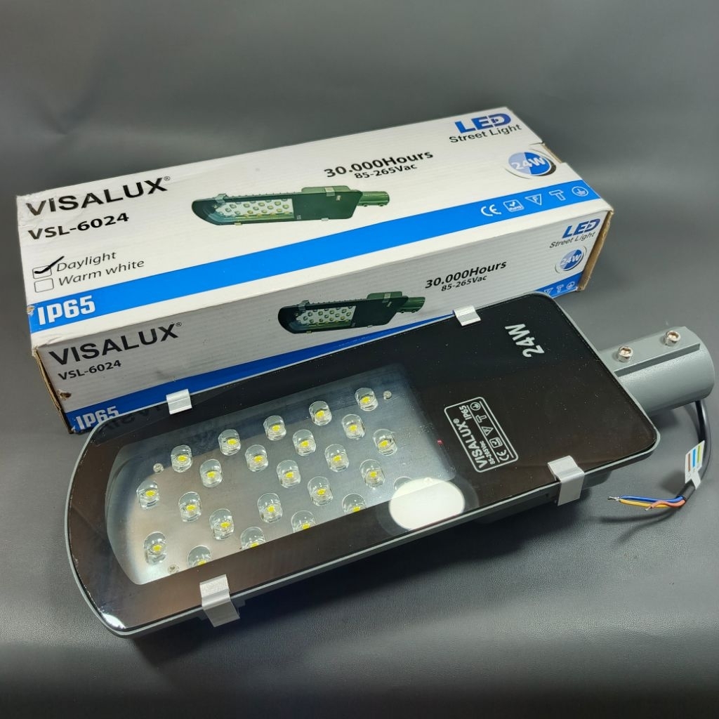 LAMPU JALAN LED VISALUX VSL 6012 IP65 STREET LIGHT OUTDOOR tahan hujan