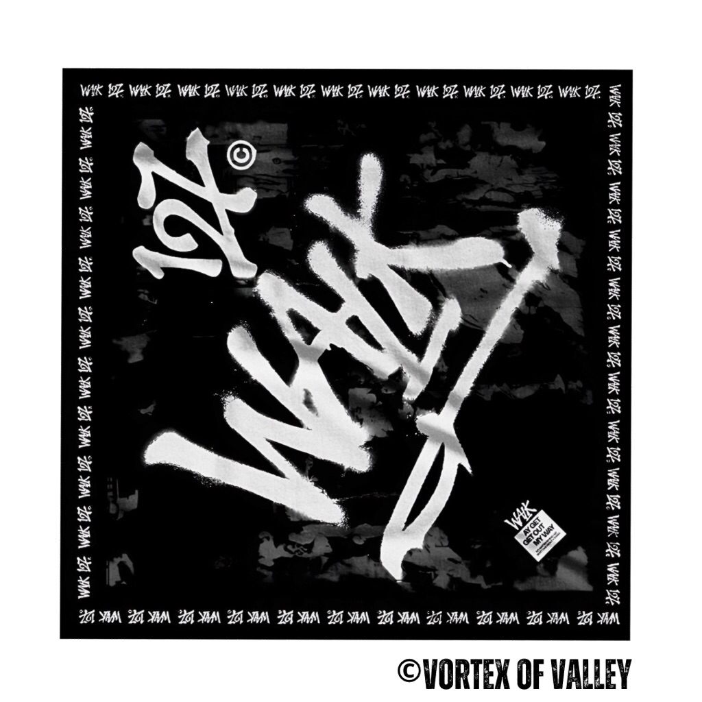 VoV - Slayer Bandana Syal Scarf Mask Premium Motif Band Musik Korea NCT 127 Walk