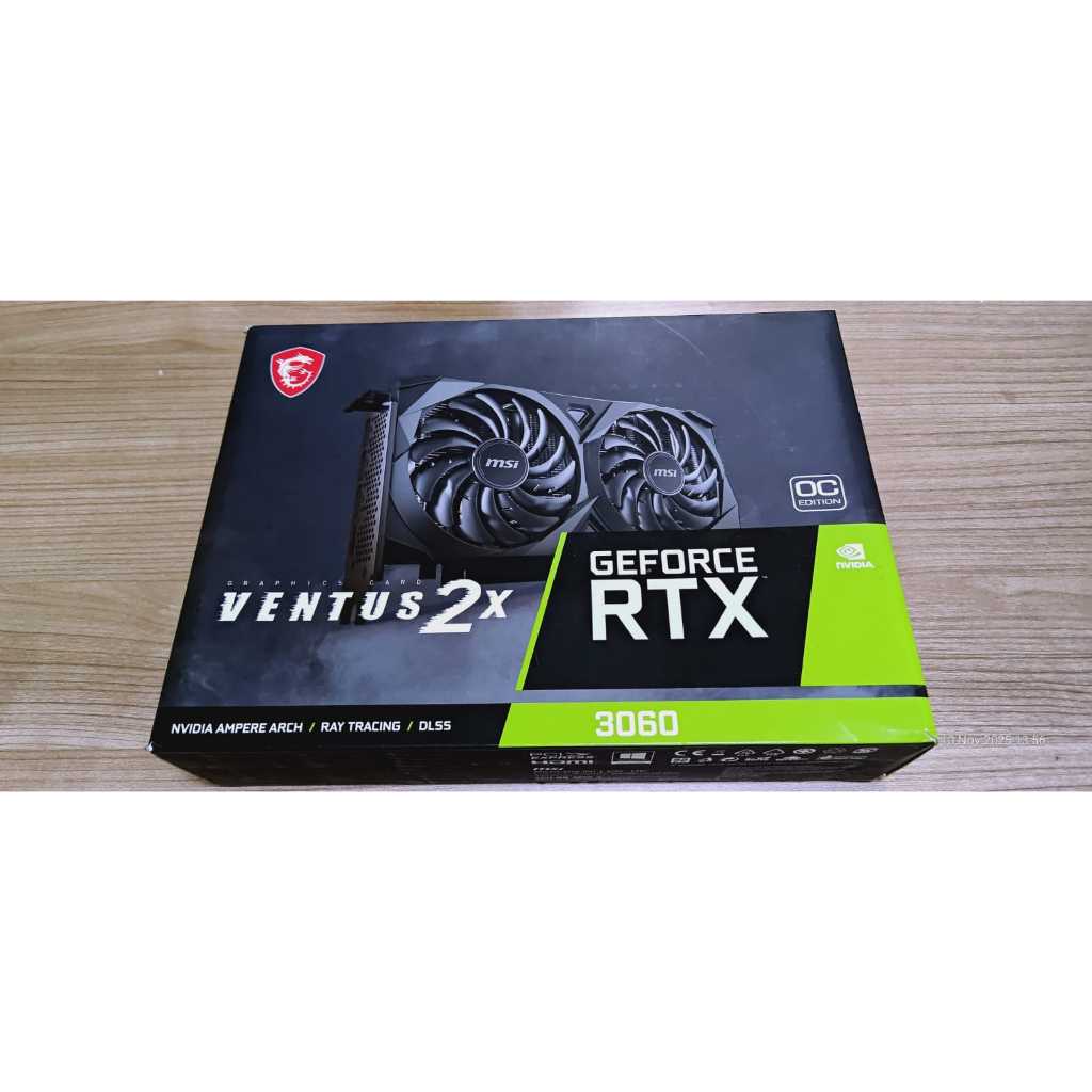 RTX 3060 OC 12GB Ventus MSI 12 GB Second Like *NEW*