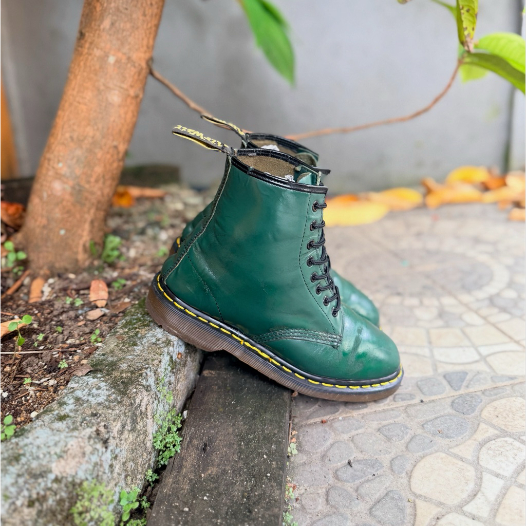 DR.MARTENS 1460 GREEN SMOOTH