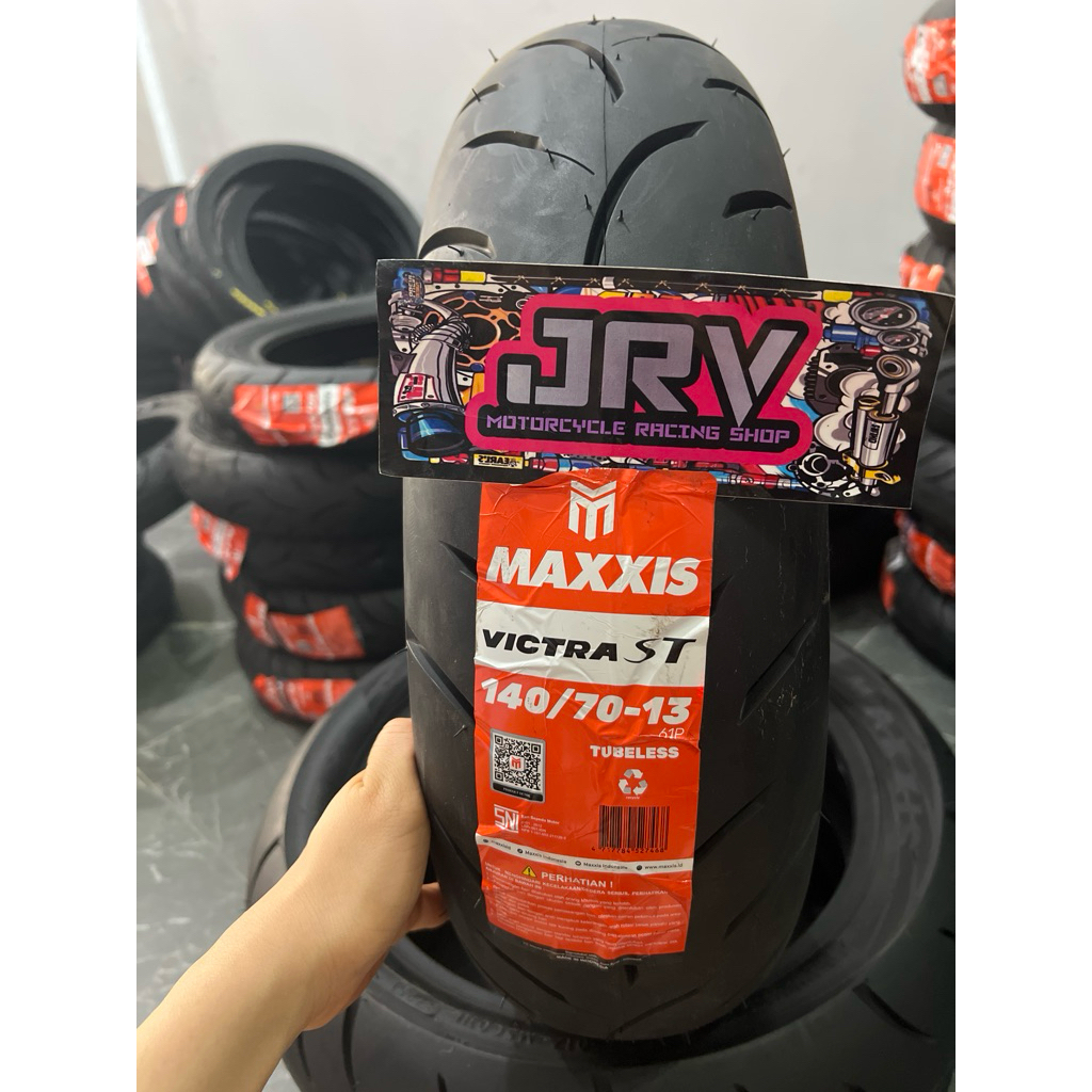 ban maxxis tubeless 140/70-13 victraST ring13