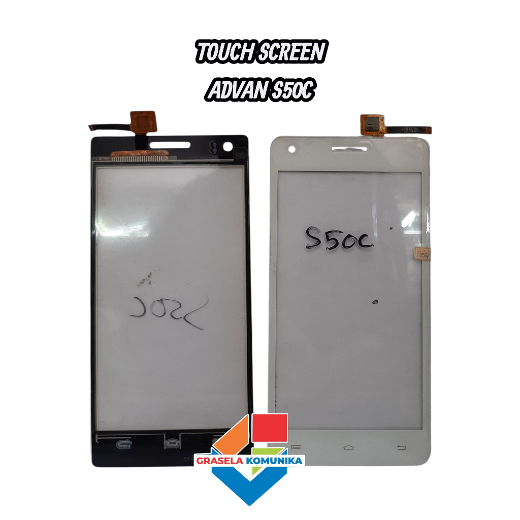 LAYAR SENTUH KACA LCD ADVAN S50C
