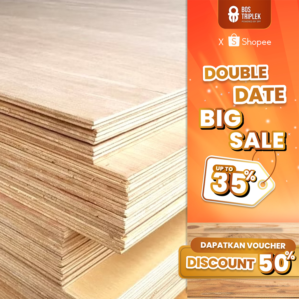 Triplek Meranti Berkuliatas Tebal 9mm - 18mm