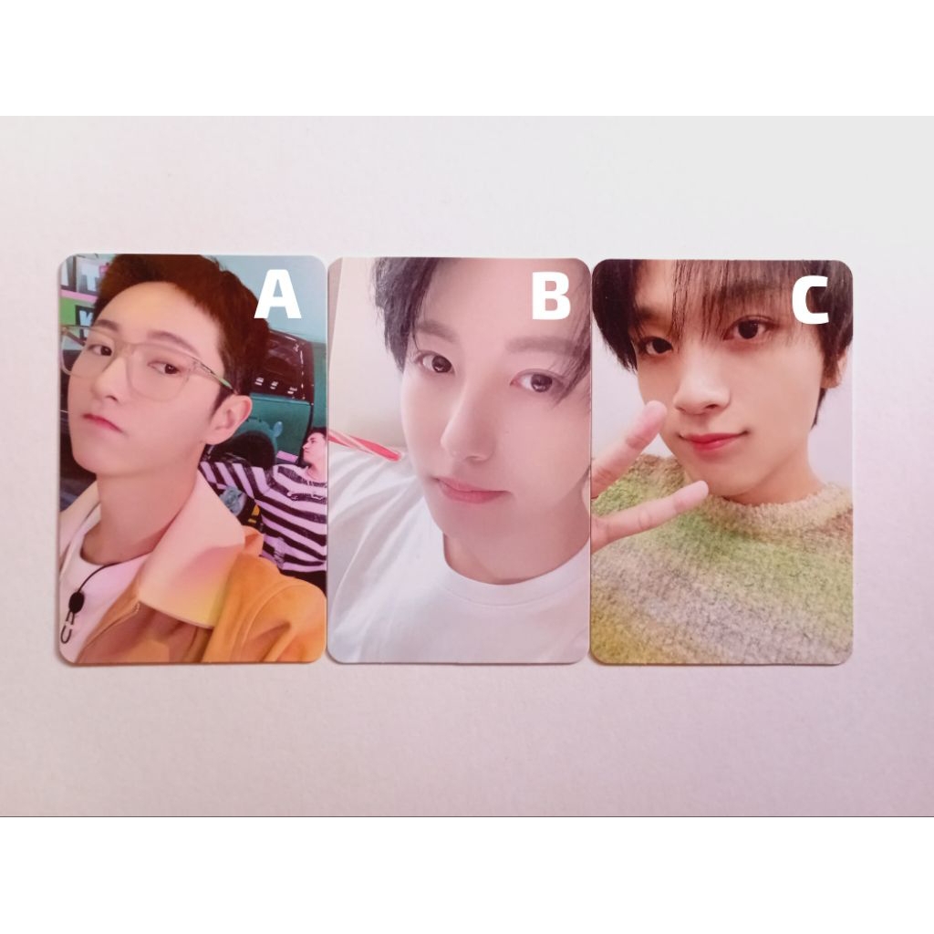 clearance pc photocard haechan pob candy synnara renjun glicht mode renjun pink christmas official [