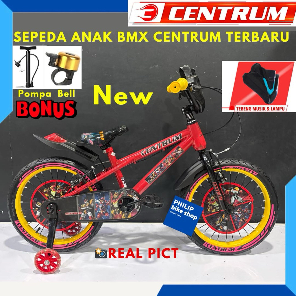 Sepeda Anak Laki Laki BMX 18 Centrum Robot Terbaru
