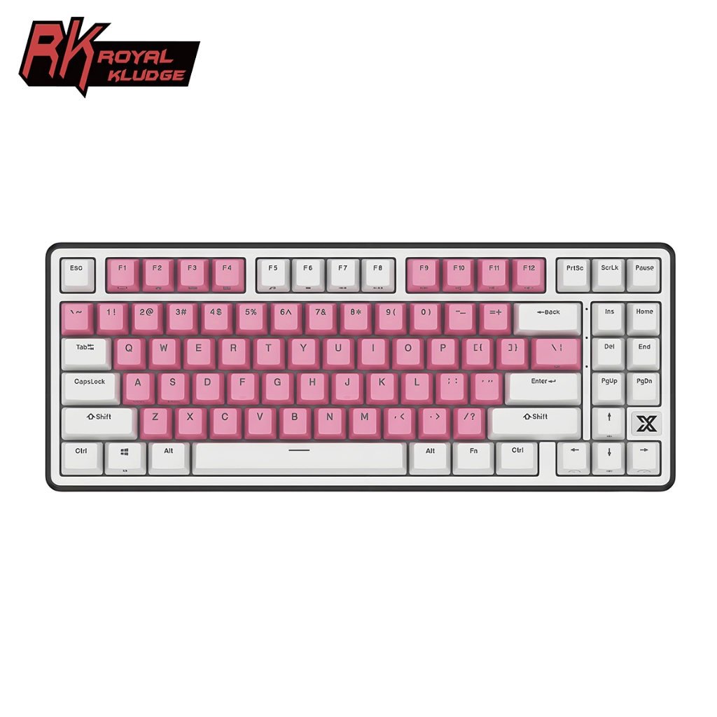 Royal Kludge RK X87 Pink Wired Gaming Keyboard
