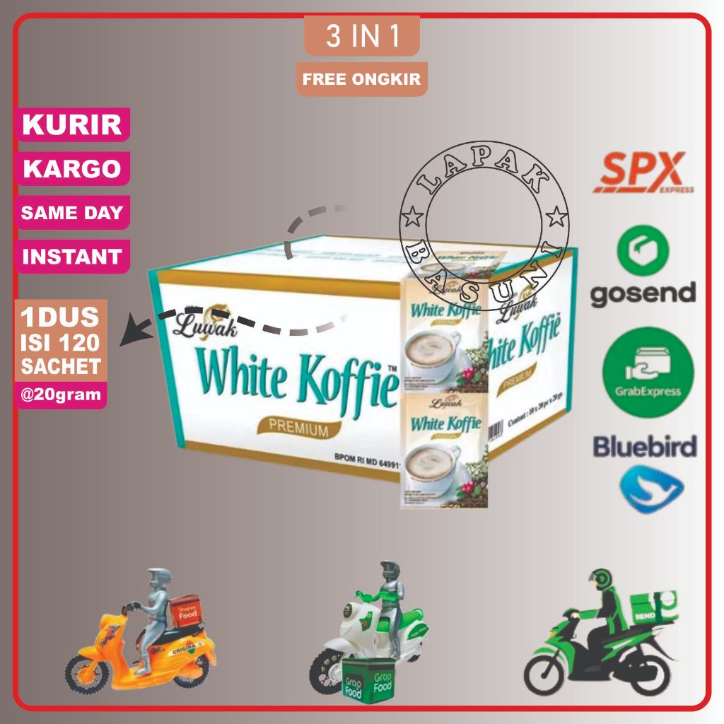 Kopi Luwak White Koffie Original 1DUS 12 Renceng
