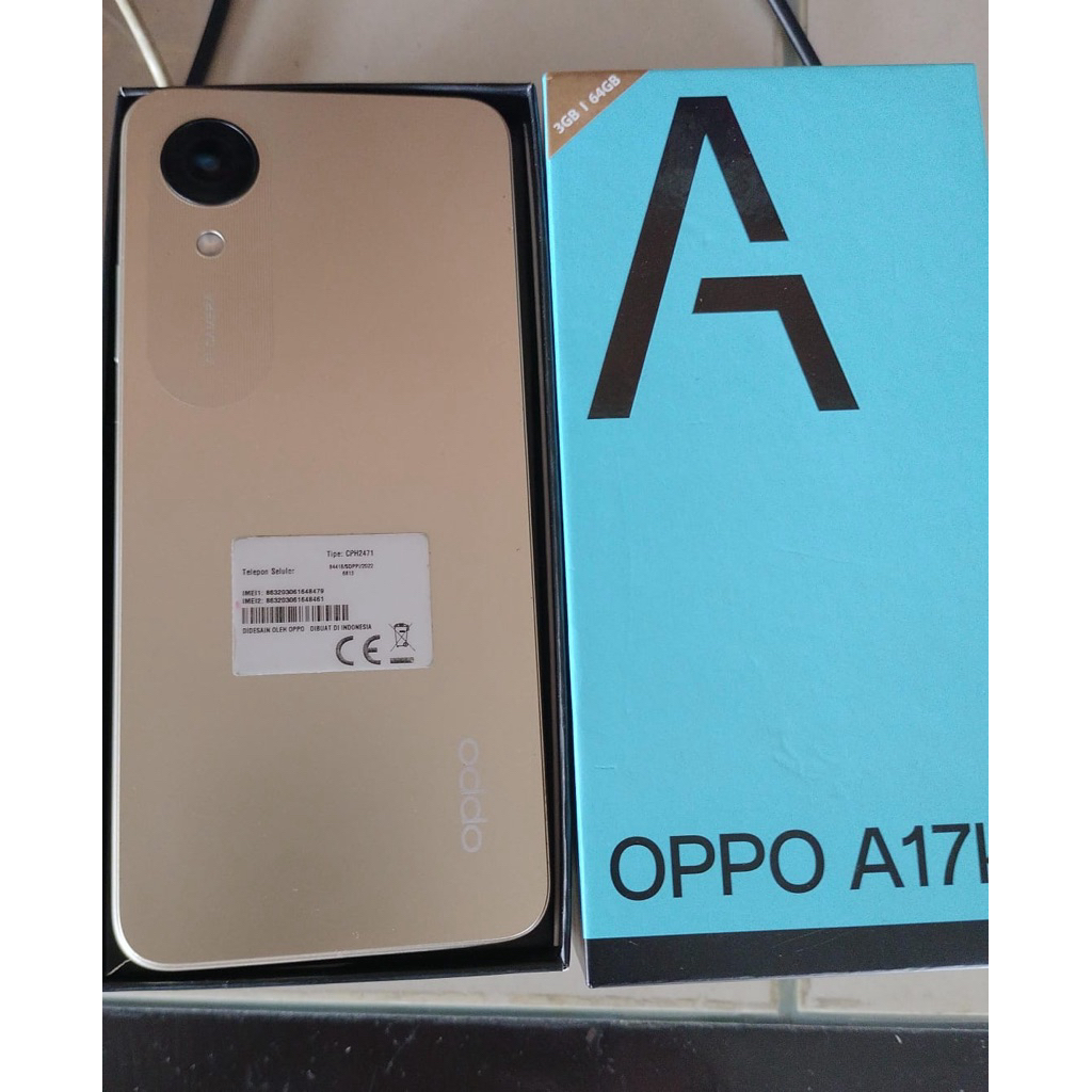Oppo A17K Ram 3+4/64gb Seken