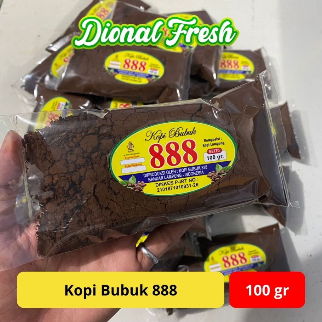 Kopi Bubuk 888 Khas Lampung - Kopi Robusta Asli Lampung - Penikmat Kopi Sejati Ya Kopi 888