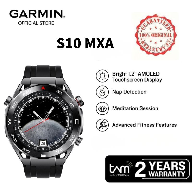 Original Garmin  Smart Watch s10 Max ORI New Wireless Charge GPS NFC IP68 Water Dust Full alquran be