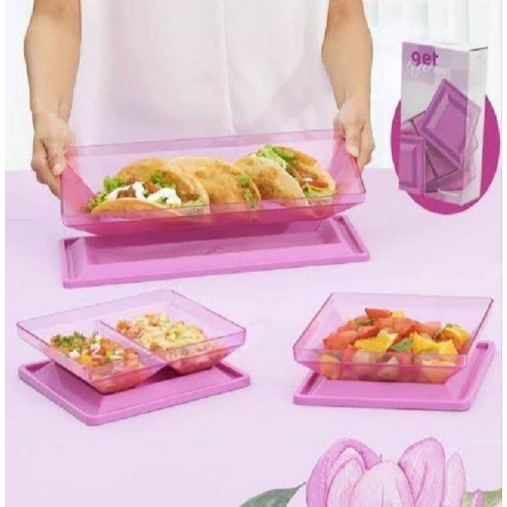 get together Tupperware/wadah saji Tupperware/get together /alat saji Tupperware /Tupperware