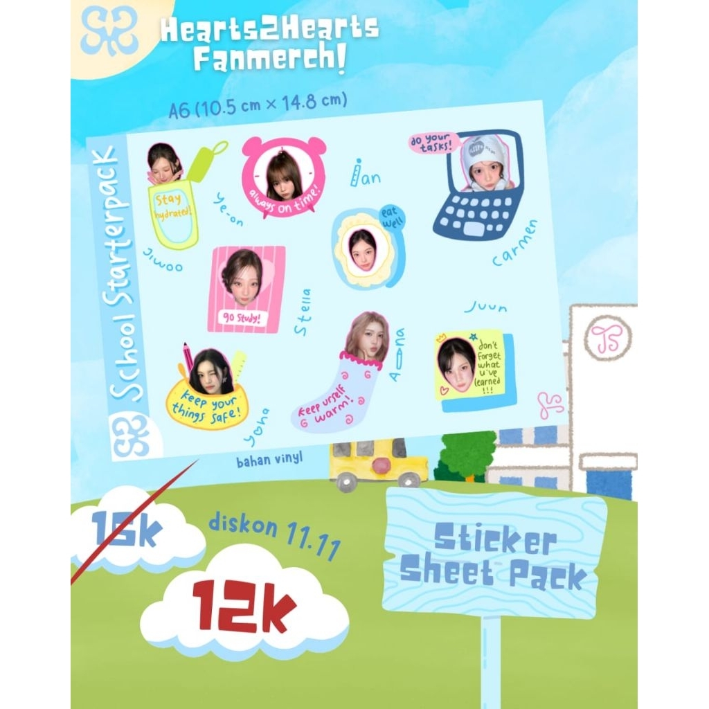 STIKER HEARTS2HEARTS SCHOOL EDITION