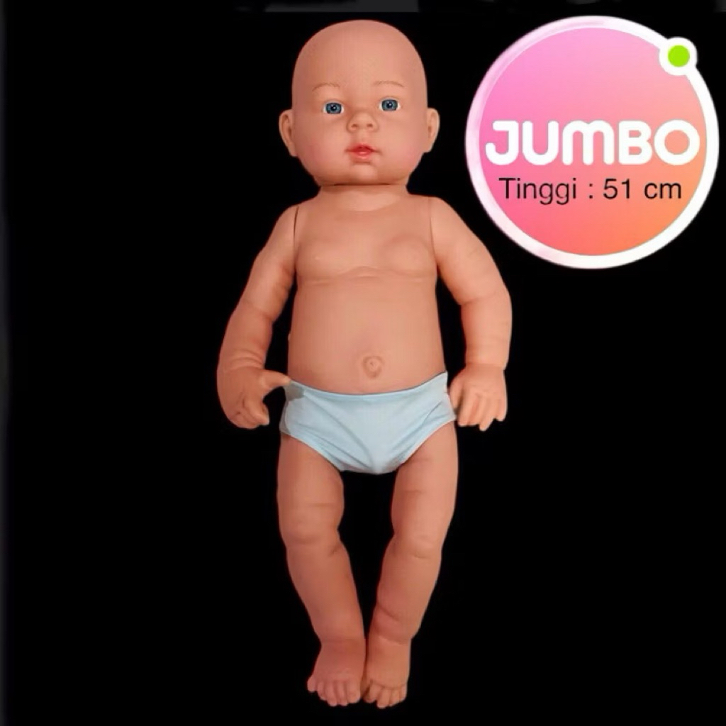 LEMBUT KARET ASLI BONEKA BAYI PRETEND PLAY PERAGA BOYS GIRL BABY ANAK PEREMPUAN PRIA LAKI LAKI RUBBE