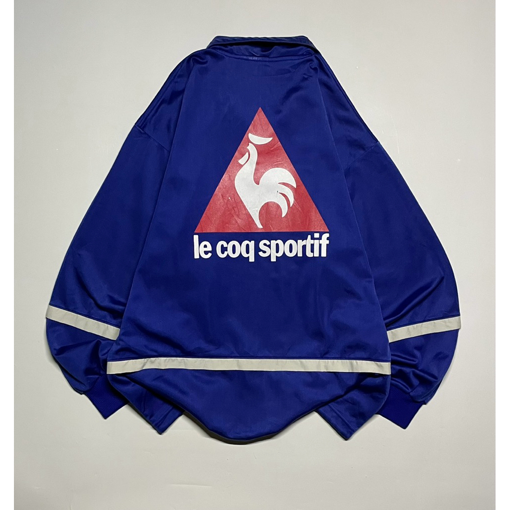 Le coq sportif tracktop halfzip jacket windbreaker colorblock vintage