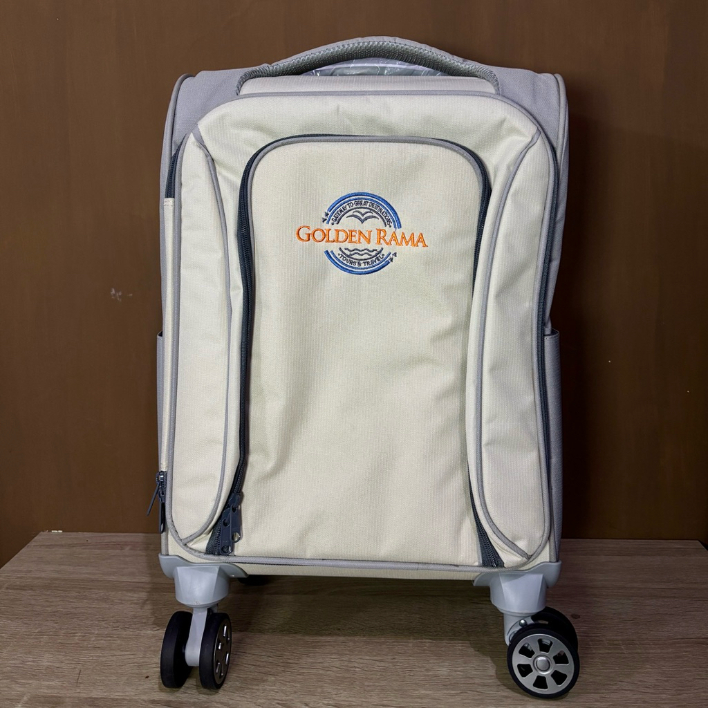 Koper Troli koper Kain Premium golden rama travel Baru