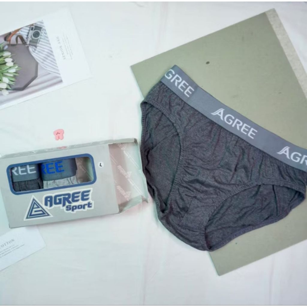 (3pcs) CELANA DALAM AGREE SPORT 2330