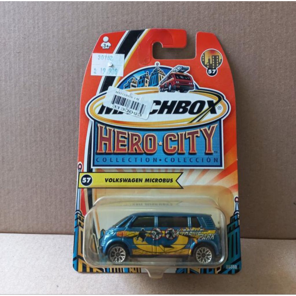 matchbox volkswagen microbus hero city diecast (t)