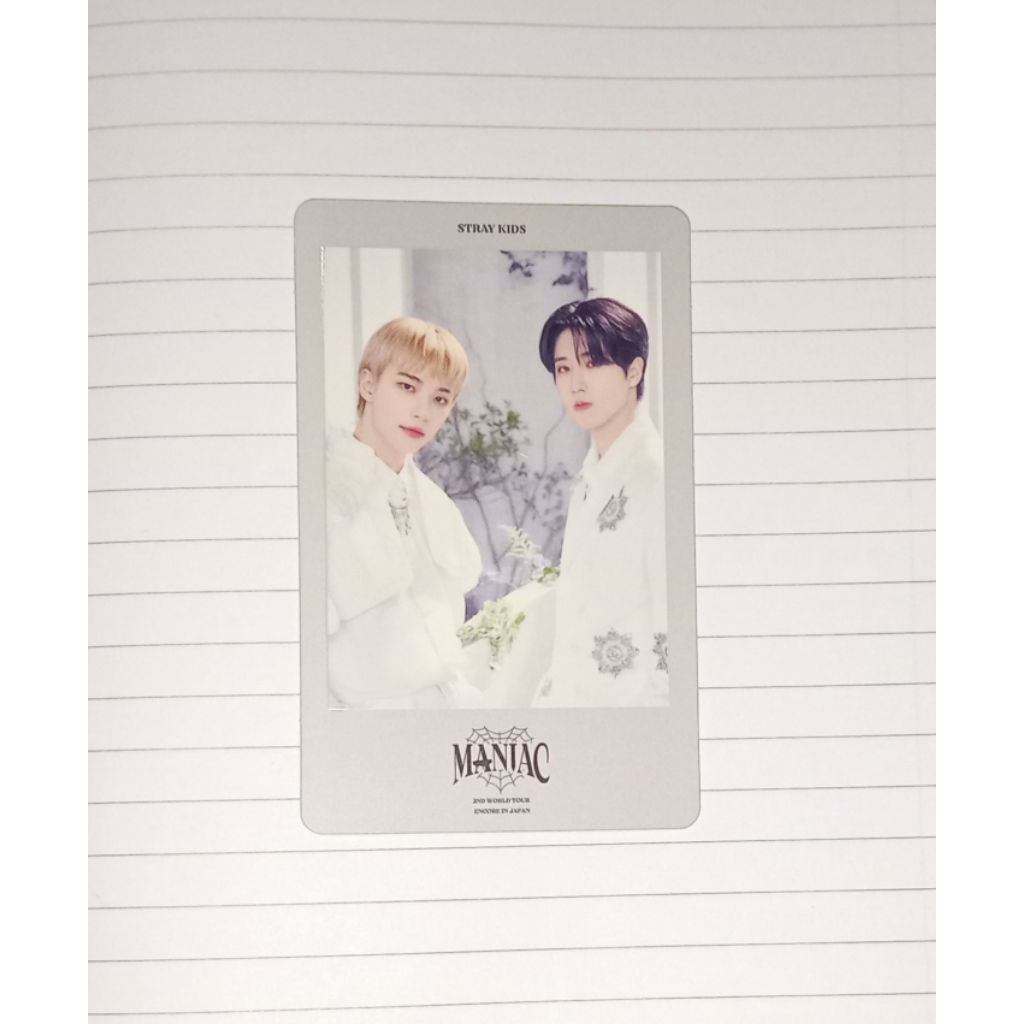 CLEARANCE SALE / Photocard Straykids Japan Hyunjin Han Jisung PC Maniac encore in japan Dome tour th