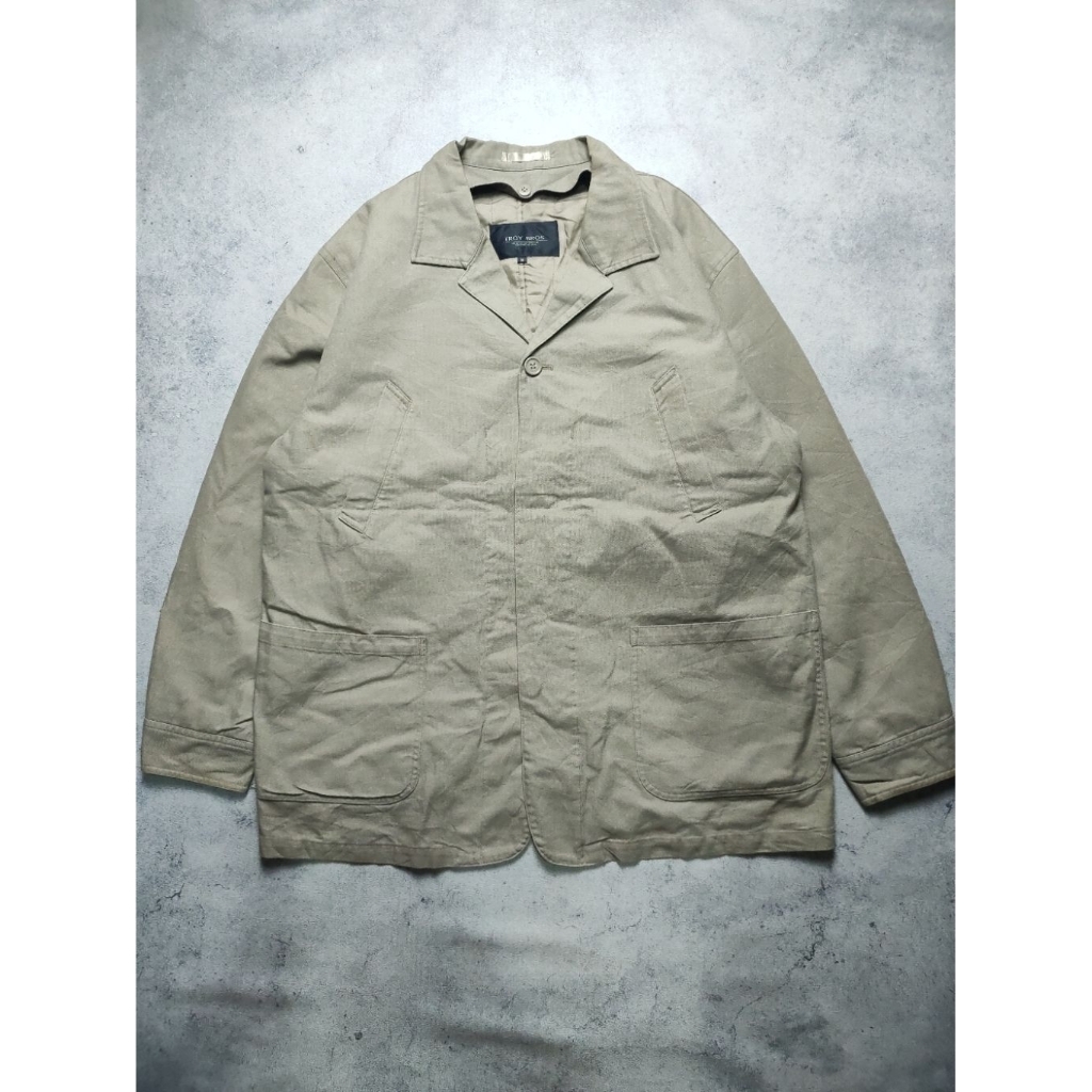 Vintage Troy Bros Overshirt Work wears Canvas Chore Jacket