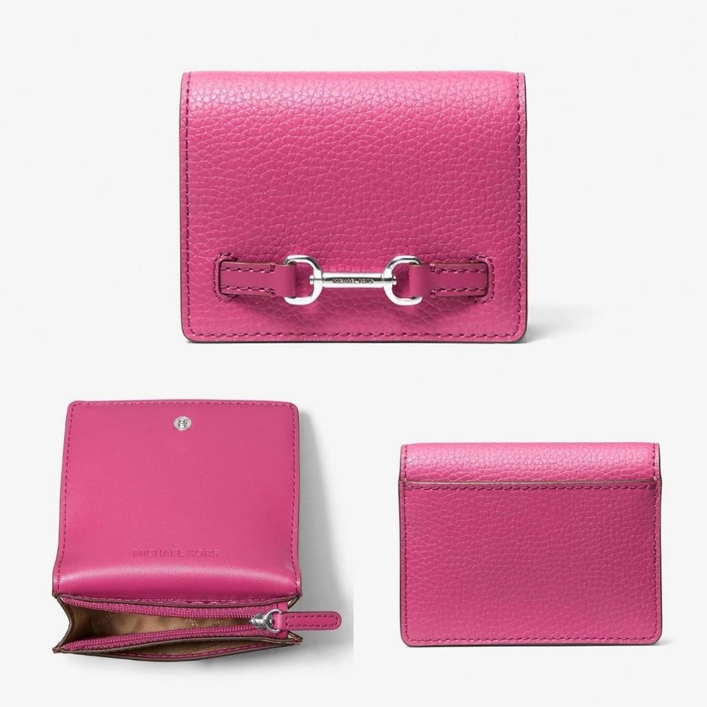 Dompet MK Carson small flap wallet 10x8cm