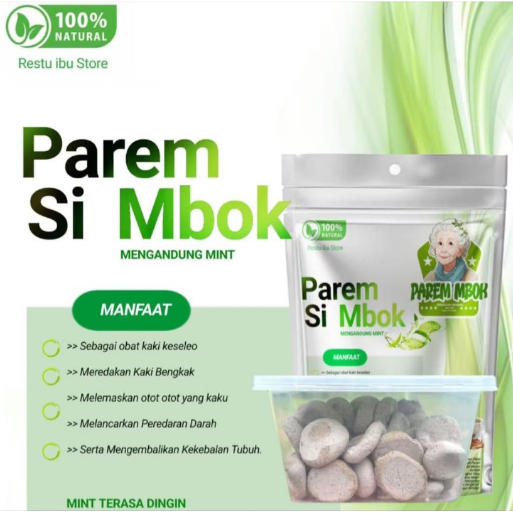 Parem Si Mbok:Parem beras kencur atasi keseleo dan bengkak