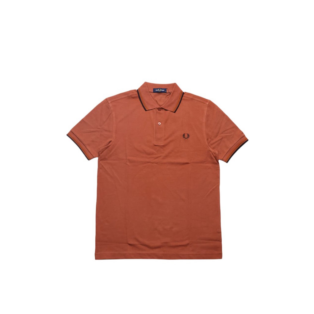 Fred Perry Twin Tipped Polo Shirt cinnamon