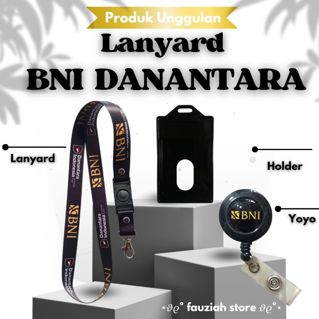 READYTALI ID CARD BNI DANANTARA / LANYARD BNI DANANTARA TERMURAH
