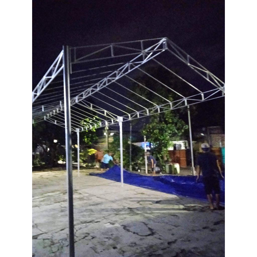 rangka tenda pesta. tenda warga tenda gudang dll UK 4x10