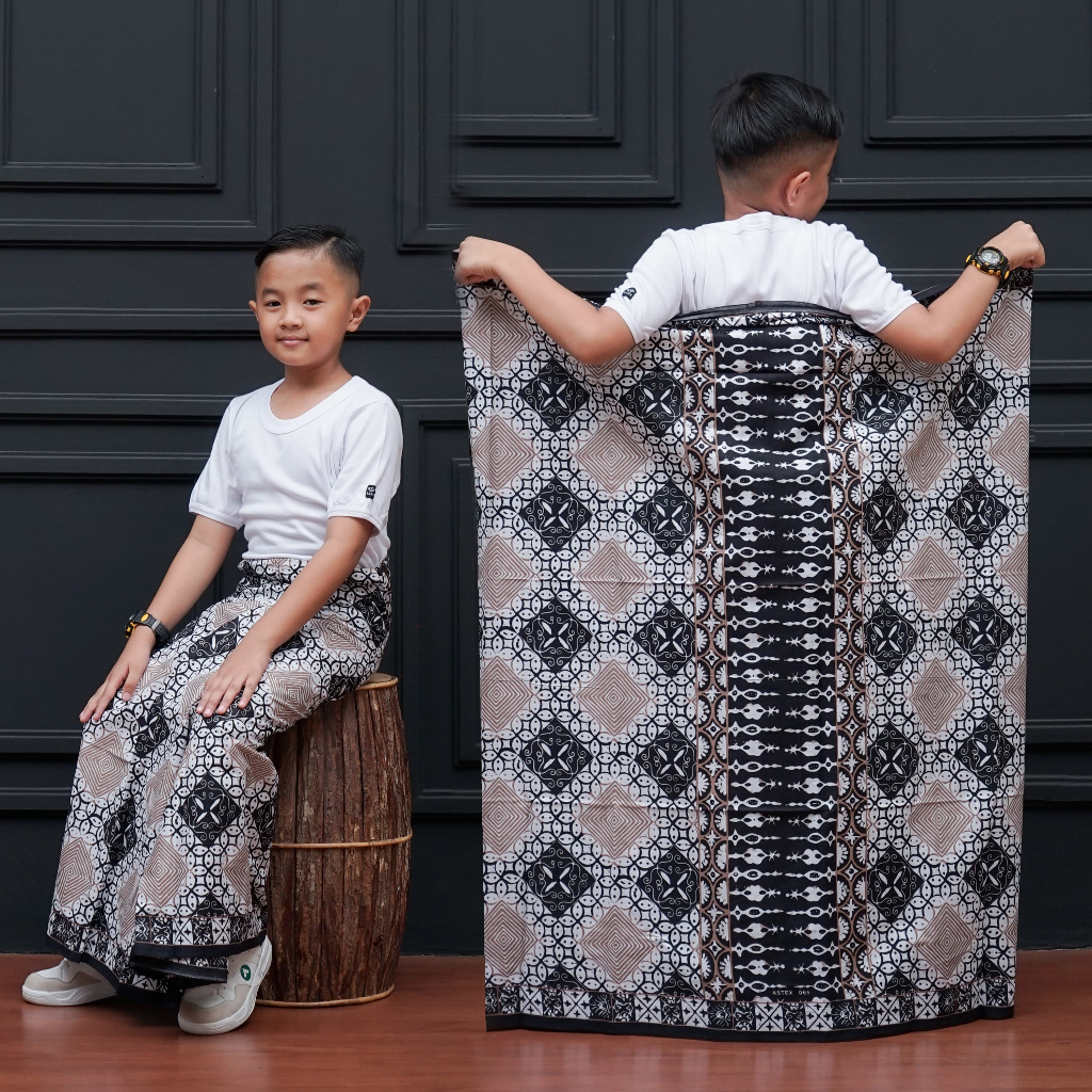 Sarung Astex Berkualitas/ Sarung Anak Batik Handicraft/ Batik Junior Motif Cap Exclusive