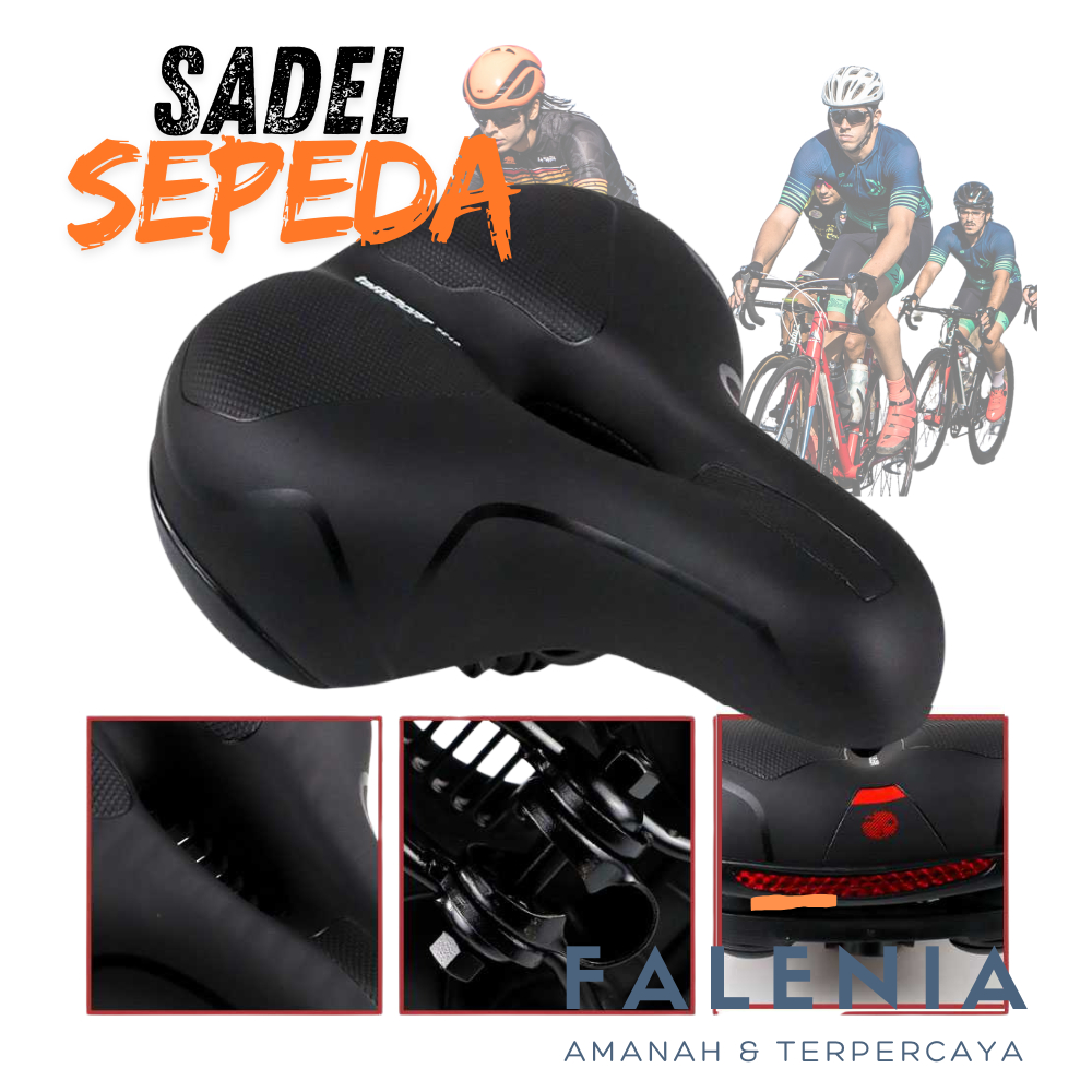 Sadel Sepeda Empuk | Sadel Sepeda Gunung | Jok Kursi Sepeda Empuk MTB Gunung Lipat Bike Falenia