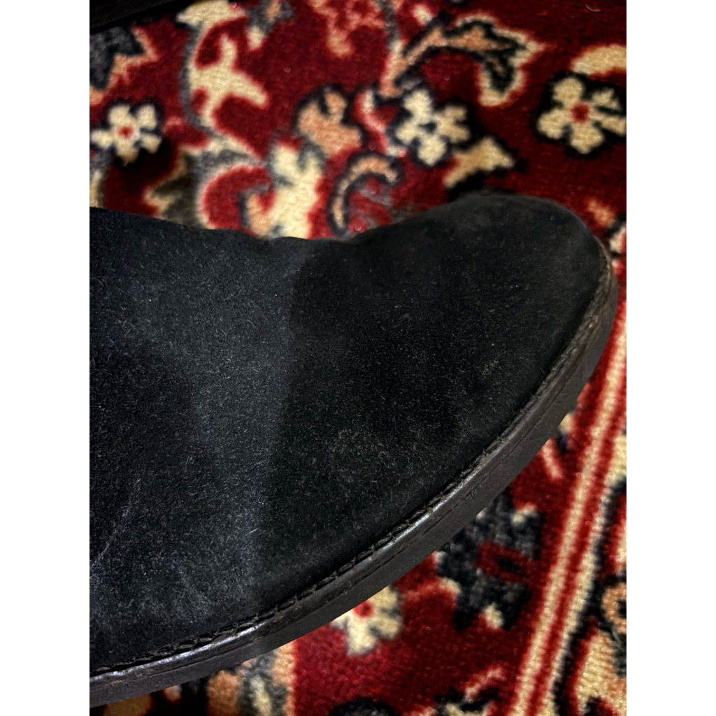 Zara suede chelsea boots