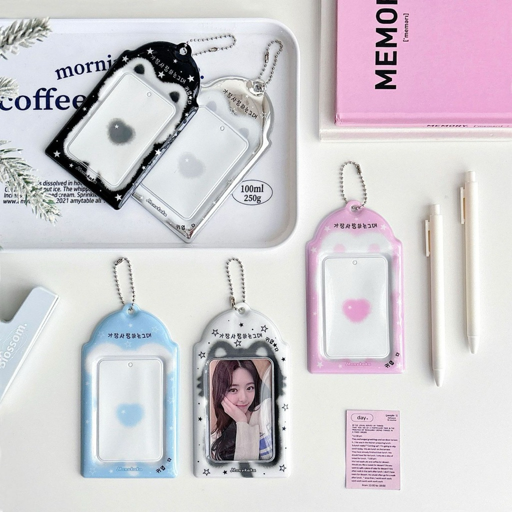 ID Card Holder Gantungan Photocard Card Holder PVC KPOP