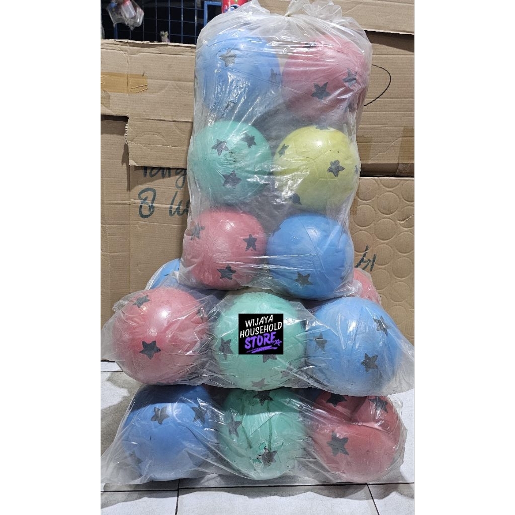 MURAH Bola Sepak / Bola Plastik / Bola Kaki Plastik / Bola Isi 6 pcs / Grosir Bola Kaki