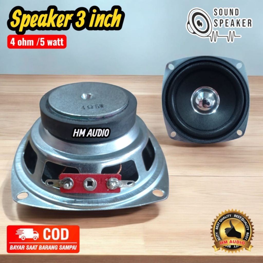 Speaker 3 inch 4 ohm 5 watt