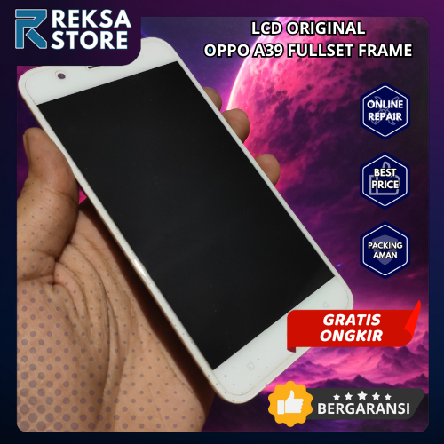Lcd Touchscreen Oppo A39 Fullset Frame Original Copotan Tested