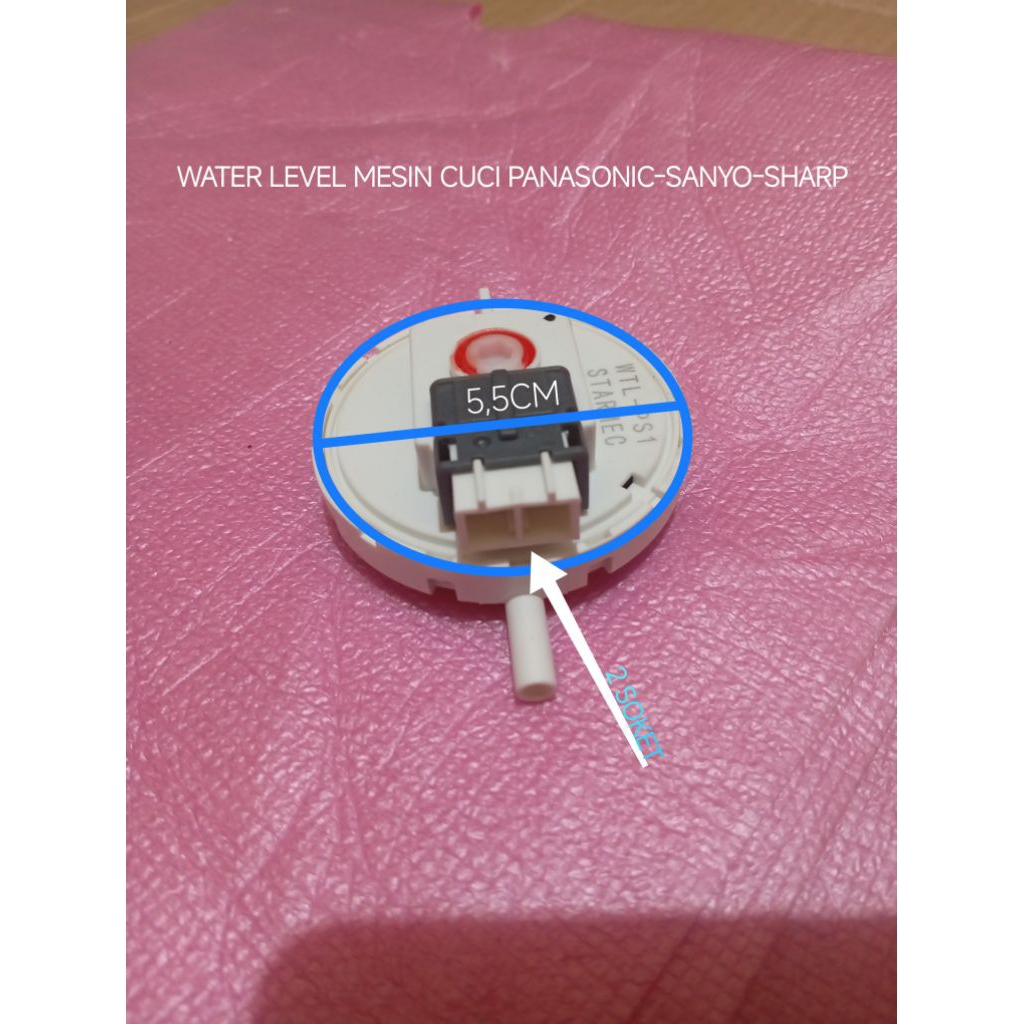 water level mesin cuci panasonic sanyo aqua