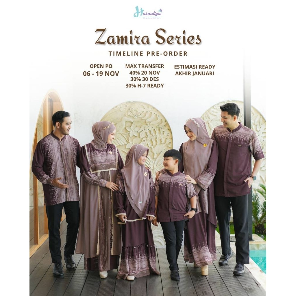 [Pre Order 6-19 November 2025] Sarimbit Zamira by Hasnaliya