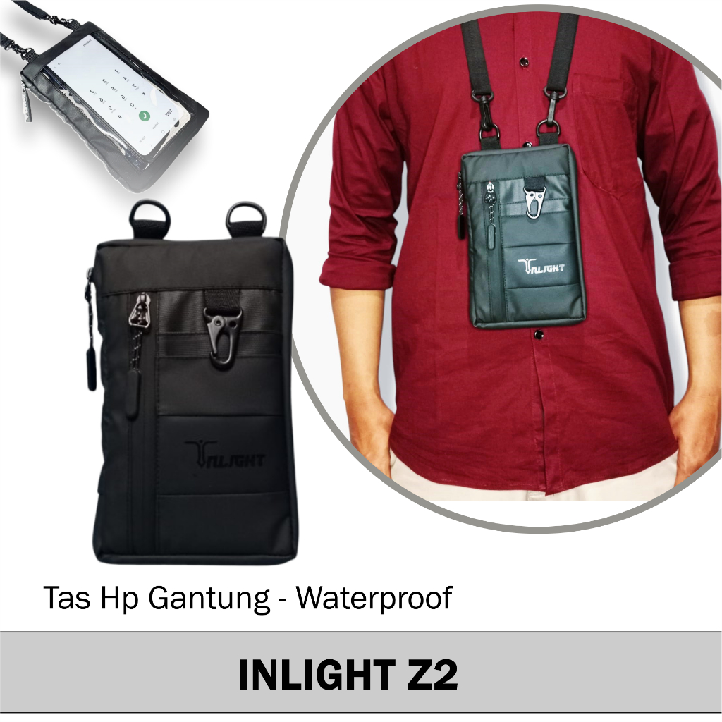 Tas HP Hanging Wallet Slingphone Sling Pouch - Gantung Leher Multikompartemen