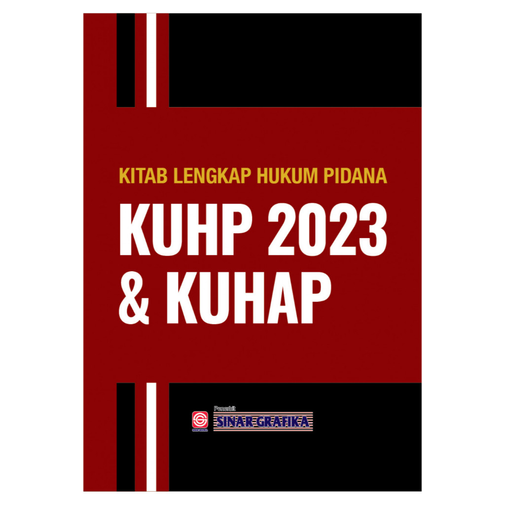 Buku HUKUM - Kitab Lengkap Hukum Pidana KUHP 2023 dan KUHAP [ORIGINAL]