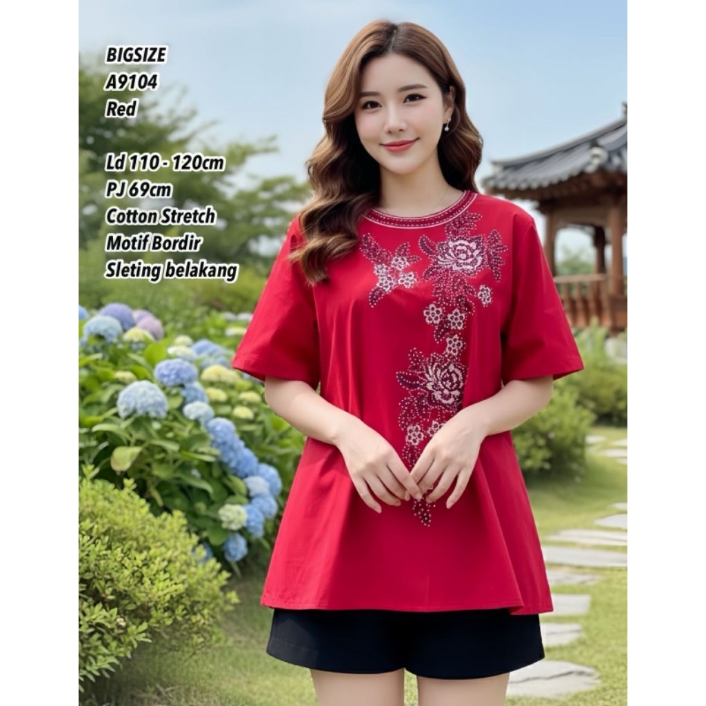 BLUS BORDIR BANGKOK A9104