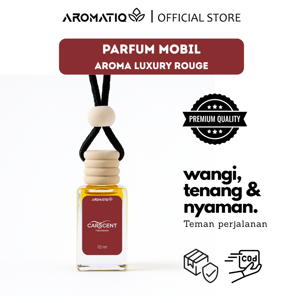 Aromatiq - Parfum Mobil Premium - Pengharum Mobil | Wangi Tahan lama | Wangi Mewah